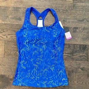 Cascade Sport Tank, S, NWT, Royal Blue